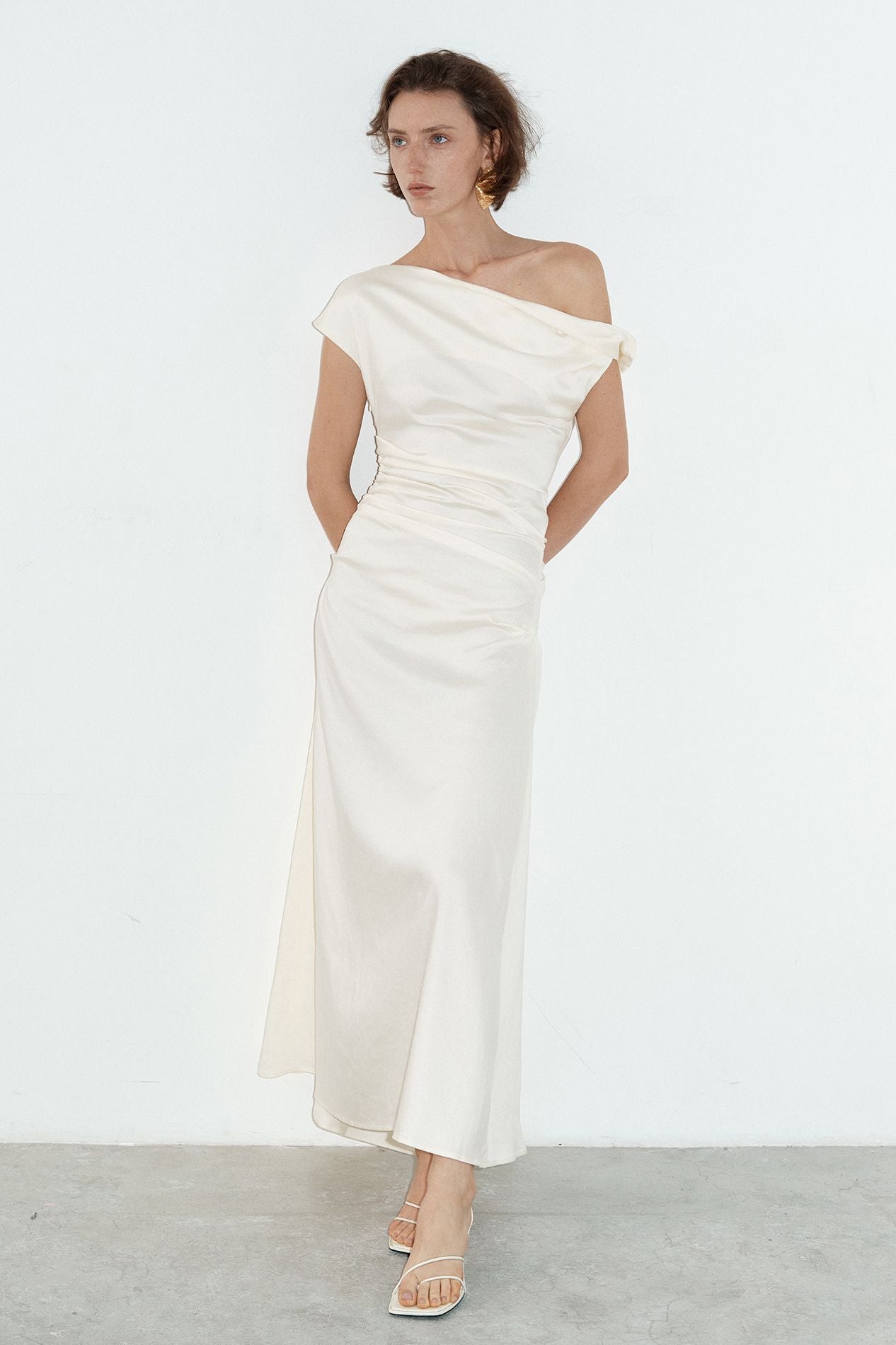 Demeter drape dress