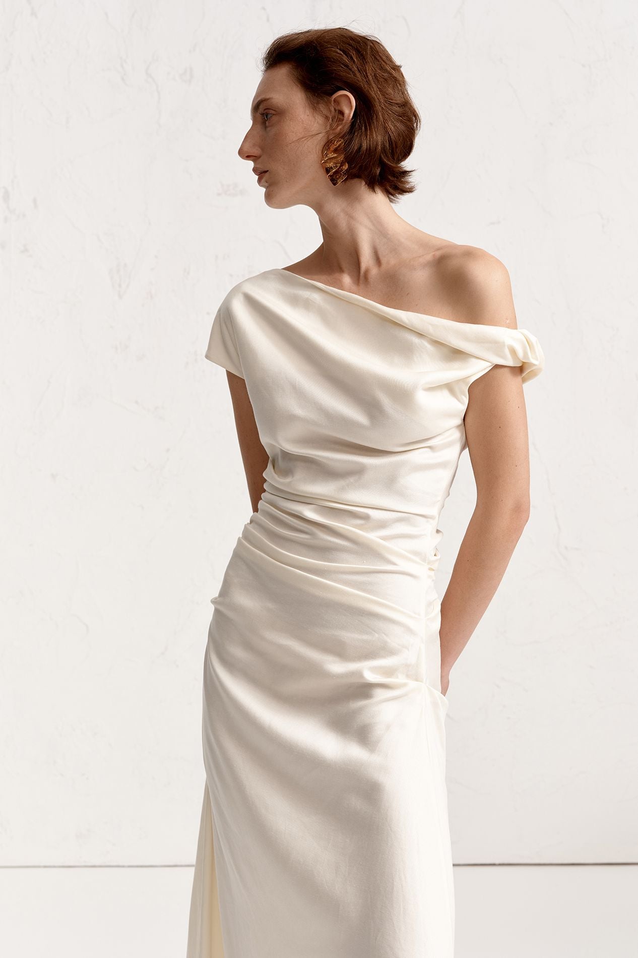 Demeter drape dress