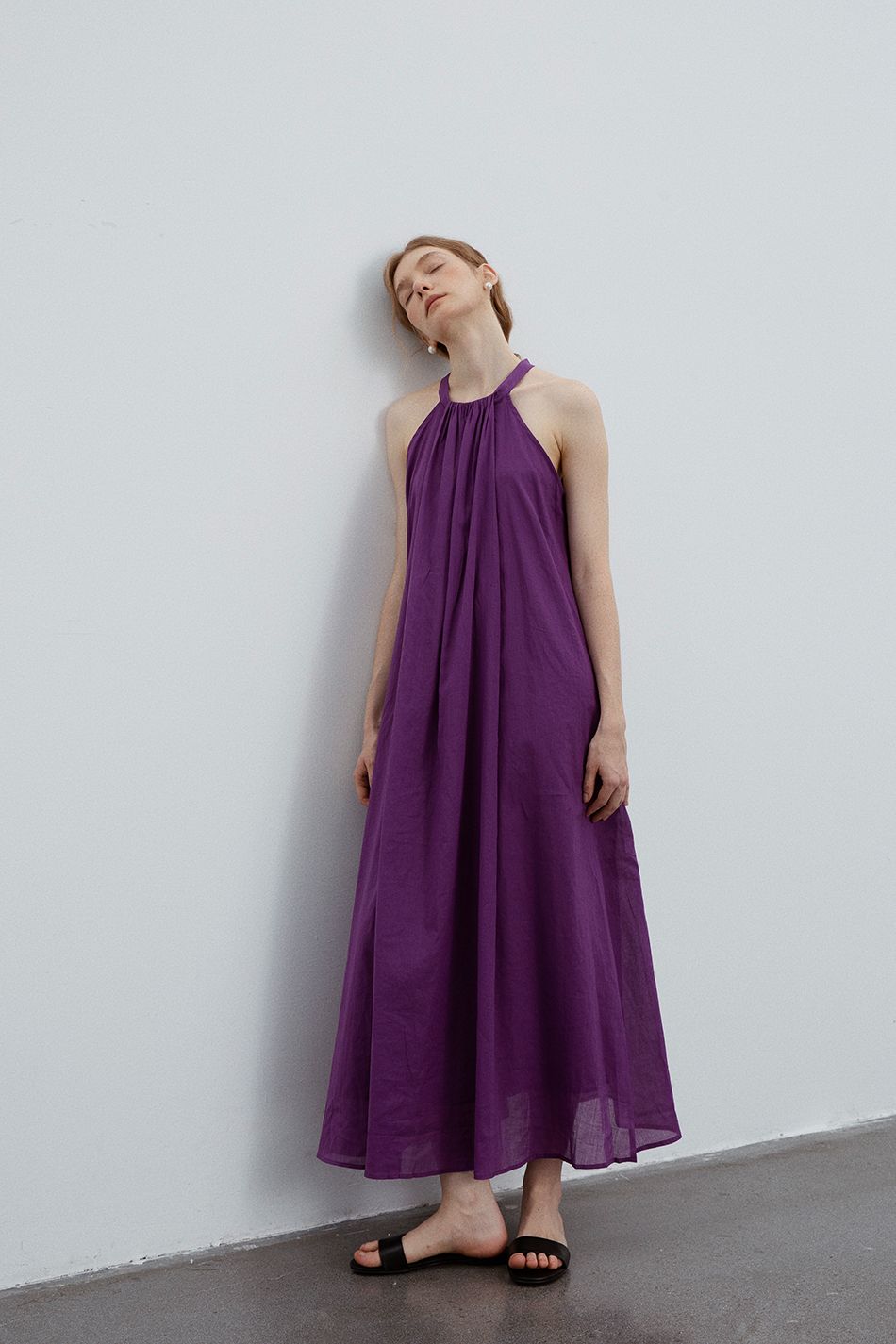 Hyacinth halterneck dress