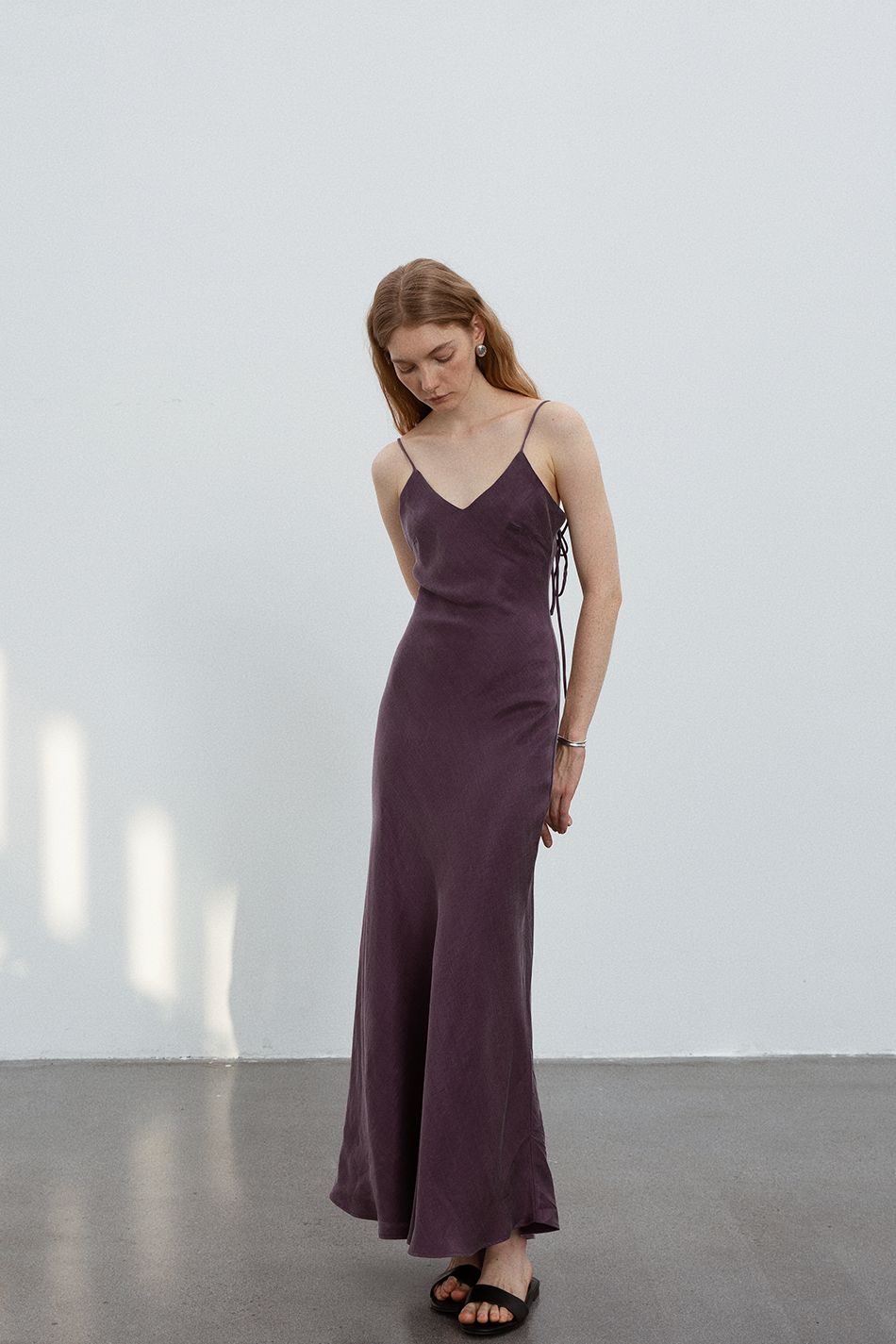 Violet slip dress